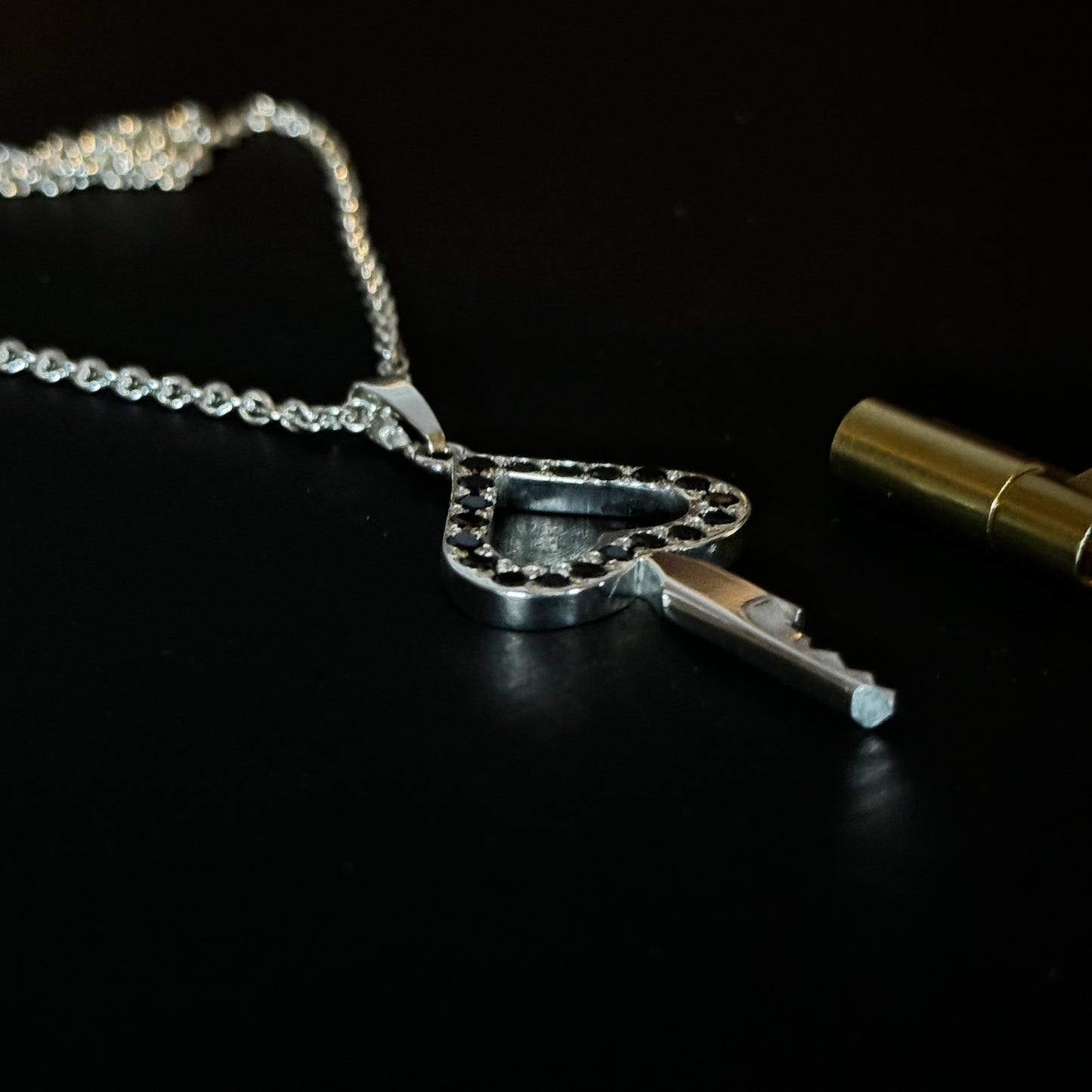 Brilliant Spades chastity key