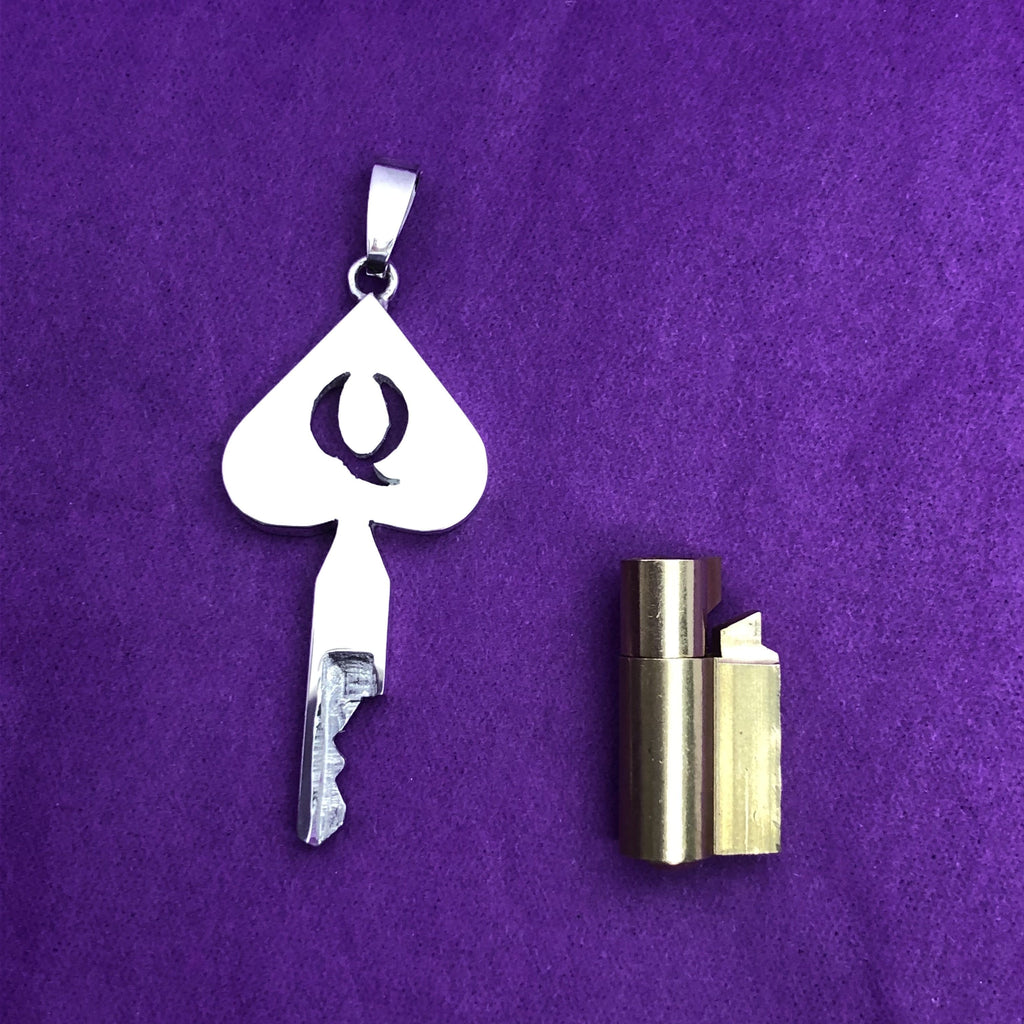 Queen of Spades chastity key