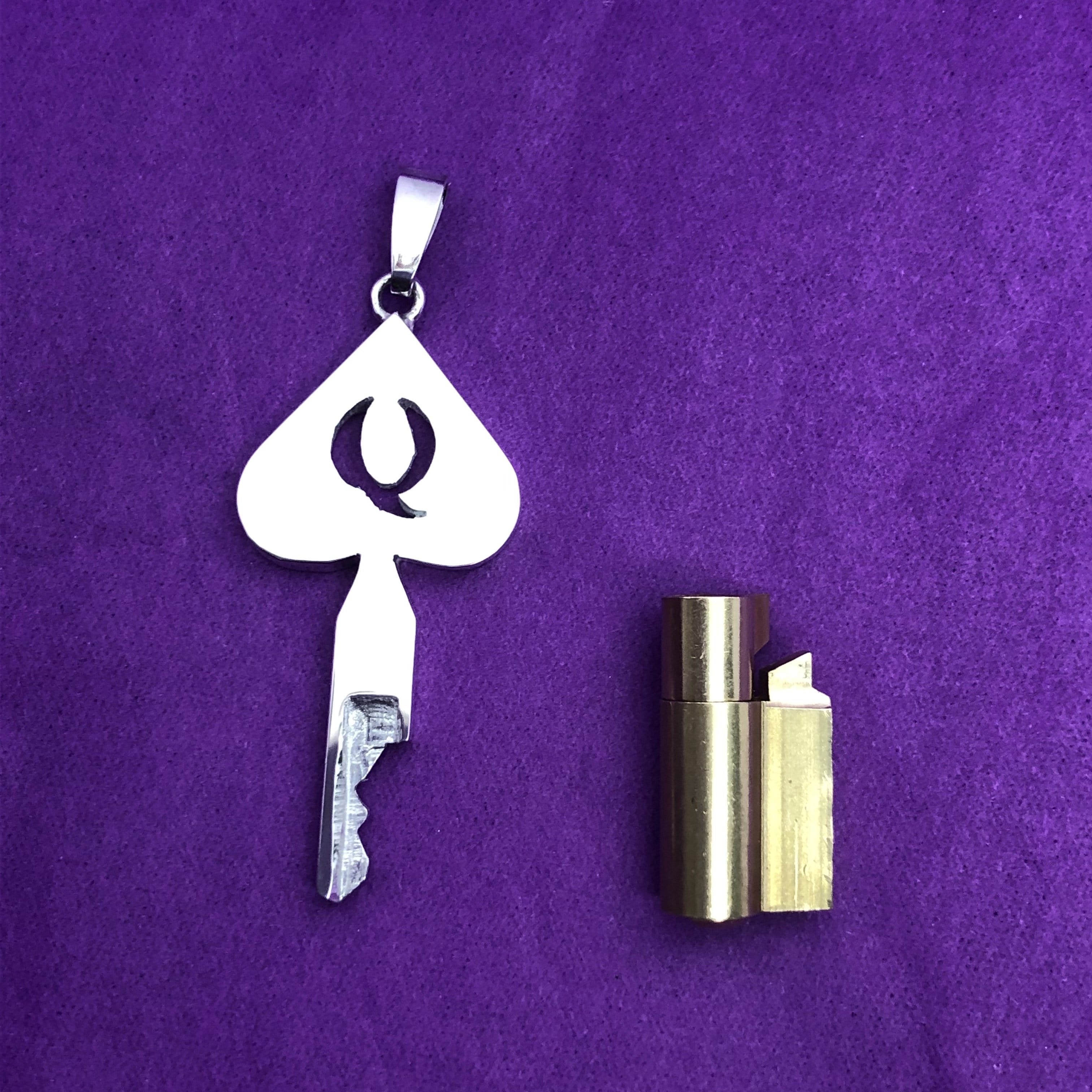 Queen of Spades chastity key