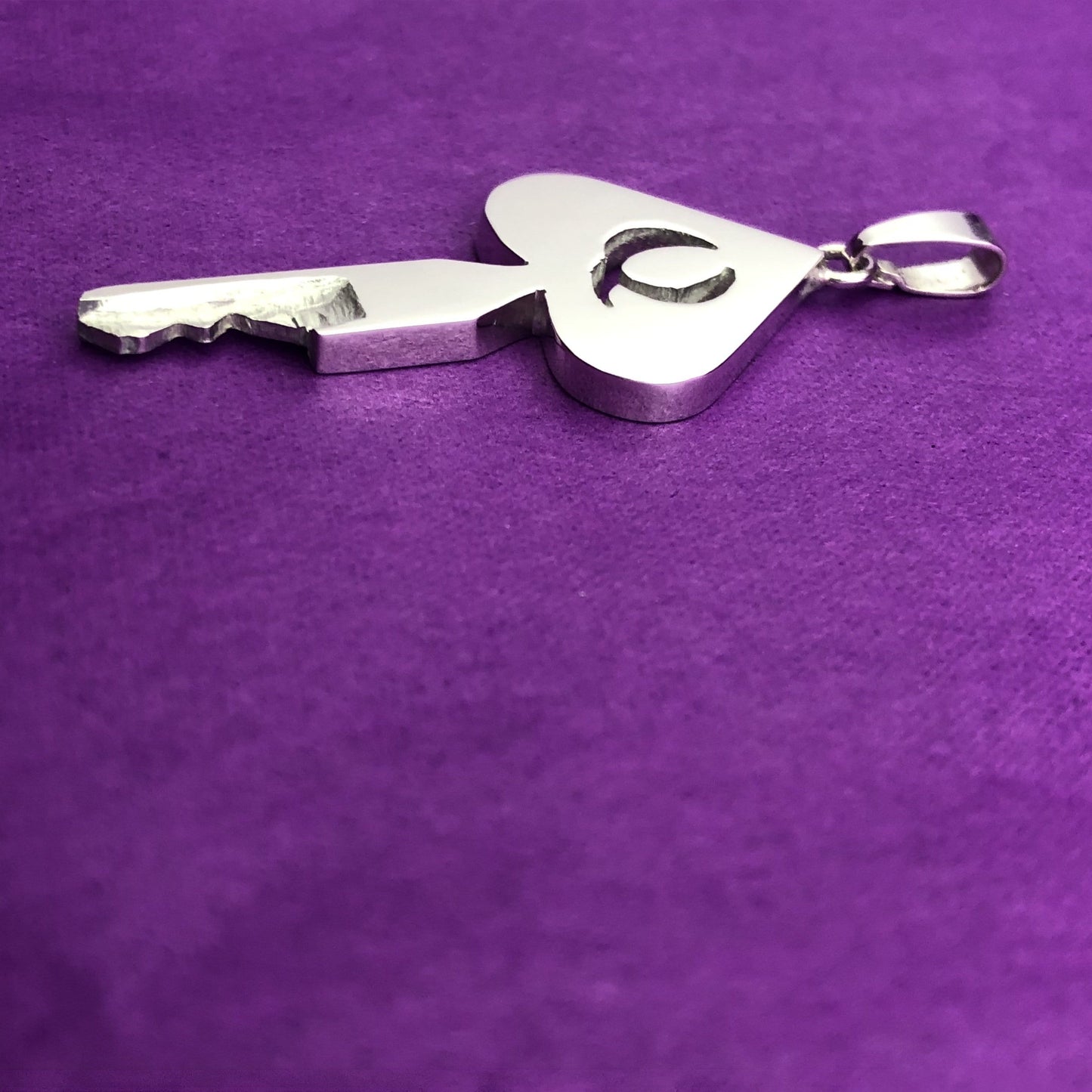 Open Spades handmade chastity key | chastity-shop – QoSjewels