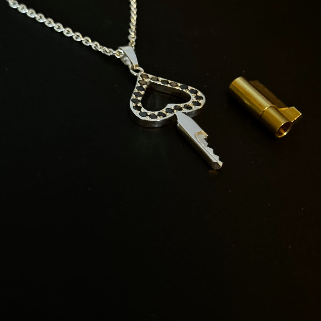 Brilliant Spades chastity key