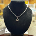 Open Spades pendant small handmade charm