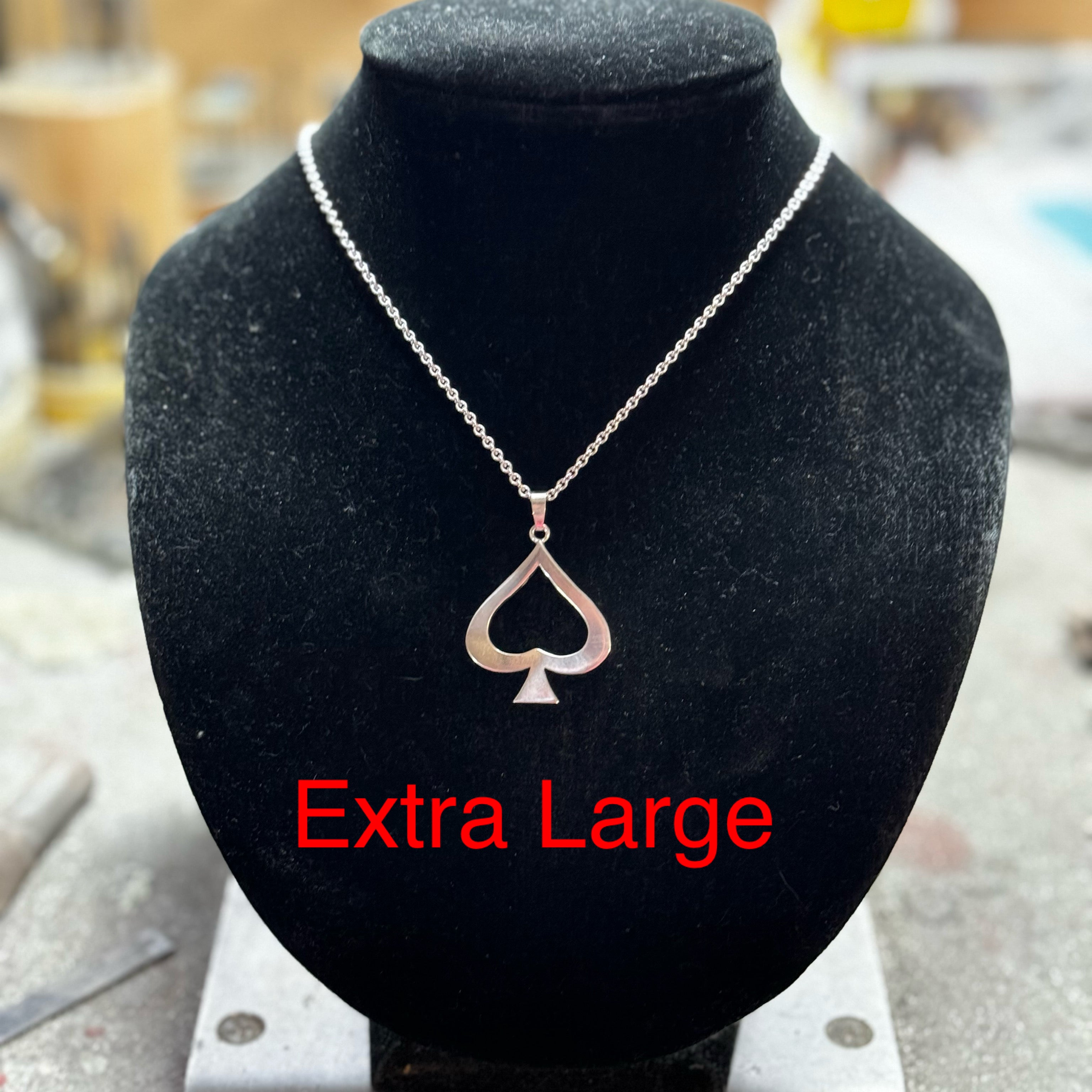 Open Spades pendant