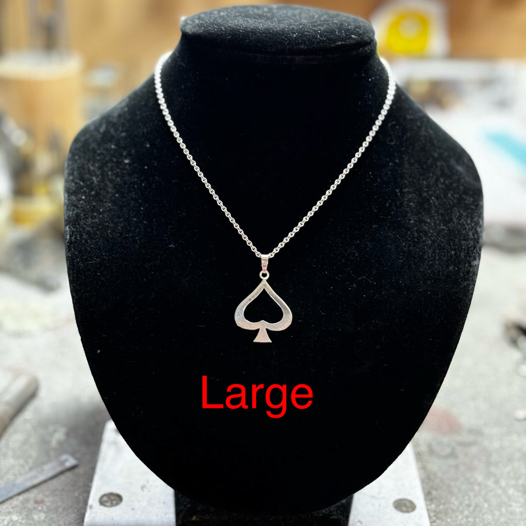 Open Spades pendant