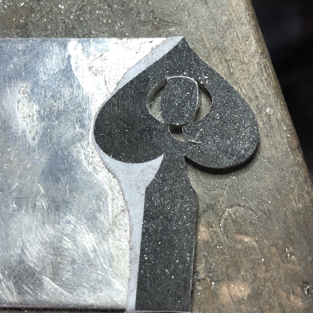 chastity-shop Keys with padlock Queen of Spades chastity key with padlock