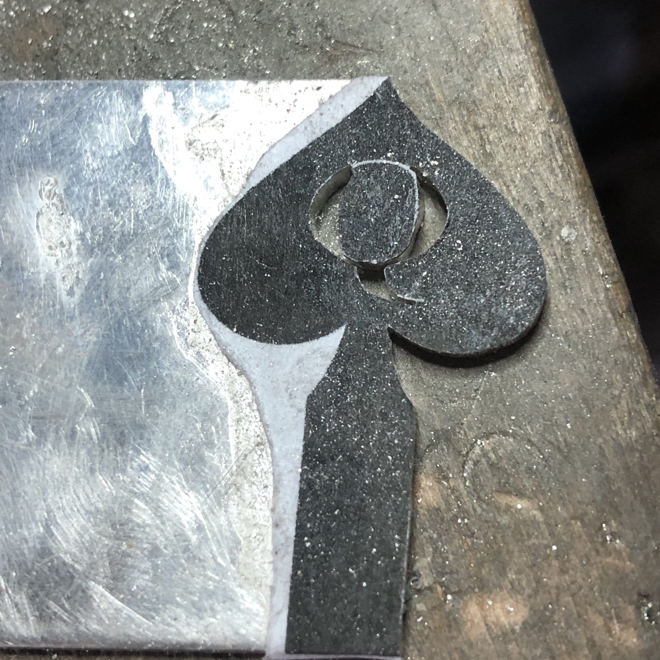 chastity-shop Keys with padlock Queen of Spades chastity key with padlock